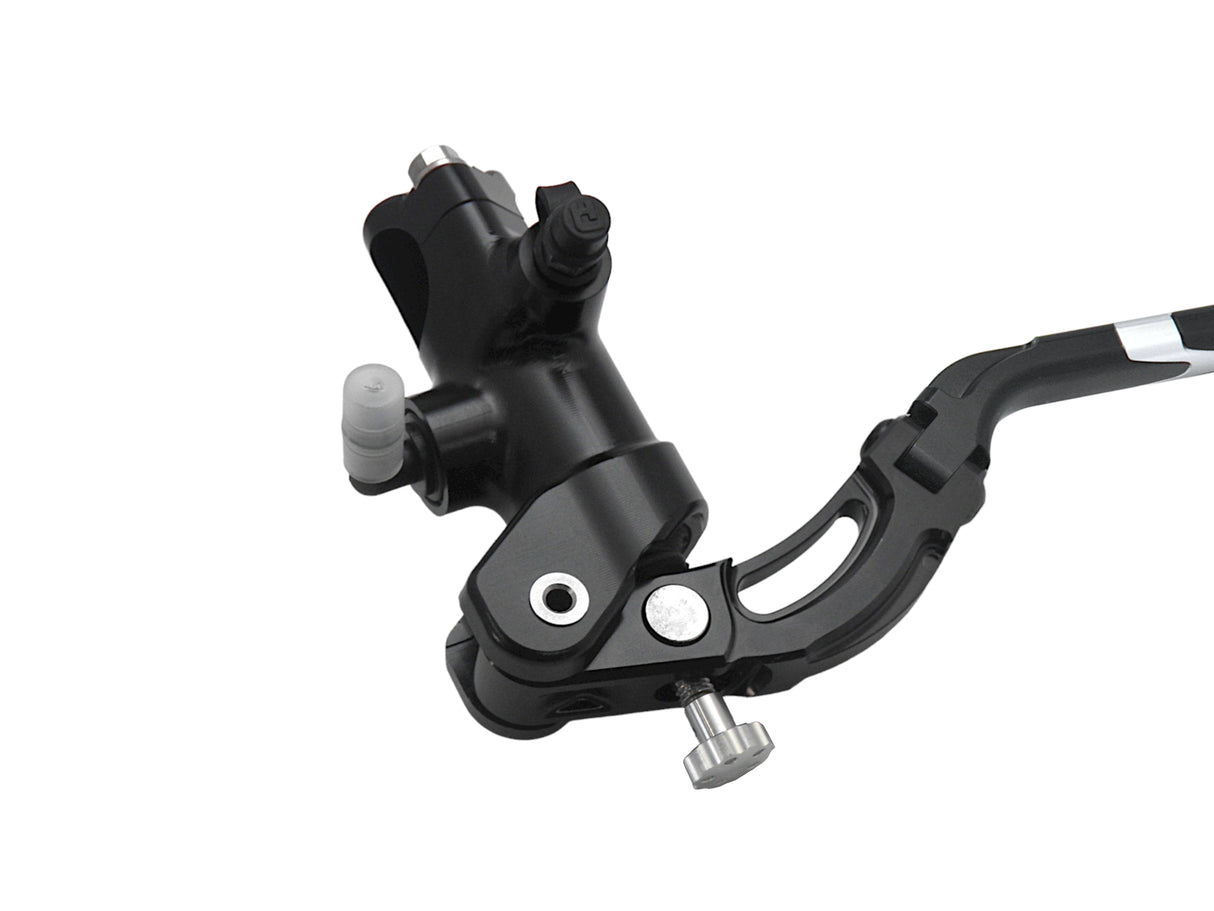 Pompa Frizione Radiale Accossato 16x18 Con Corpo Pompa Anodizzato Nero E Leva Revolution Colorata (Pomello+Inserto)