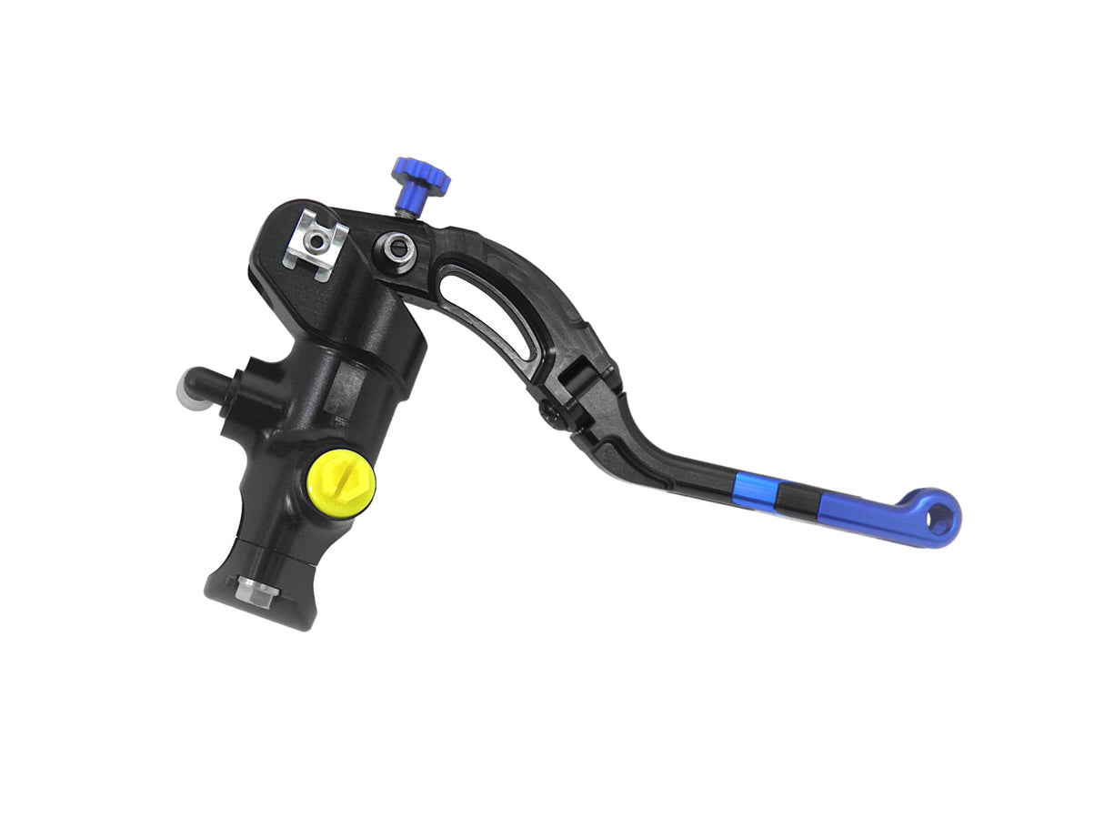 Pompa Frizione Radiale Accossato 16x16 Con Corpo Pompa Anodizzato Nero E Leva Revolution Colorata (Pomello+Inserto)