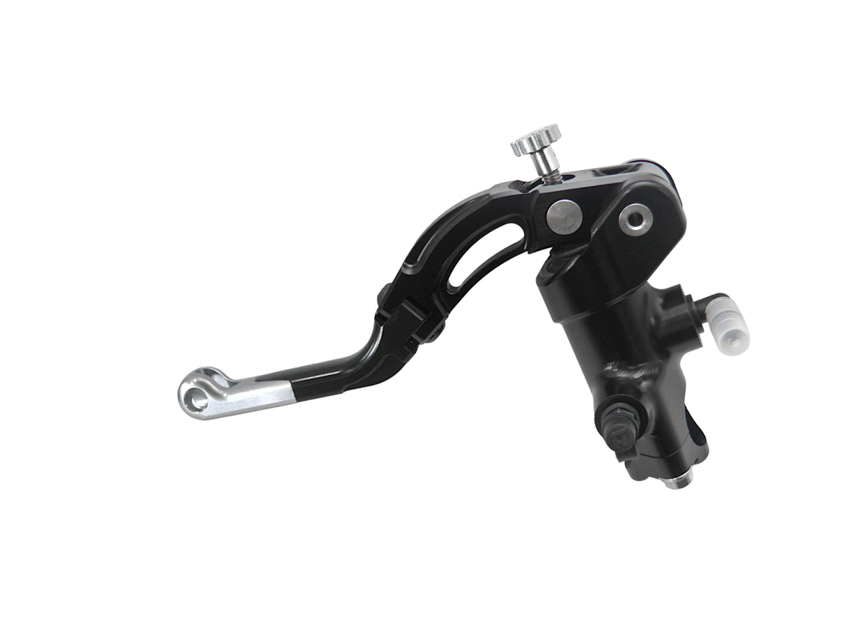 Pompa Frizione Radiale Accossato 16x16 Con Corpo Pompa Anodizzato Nero E Leva Revolution Colorata (Pomello+Inserto)