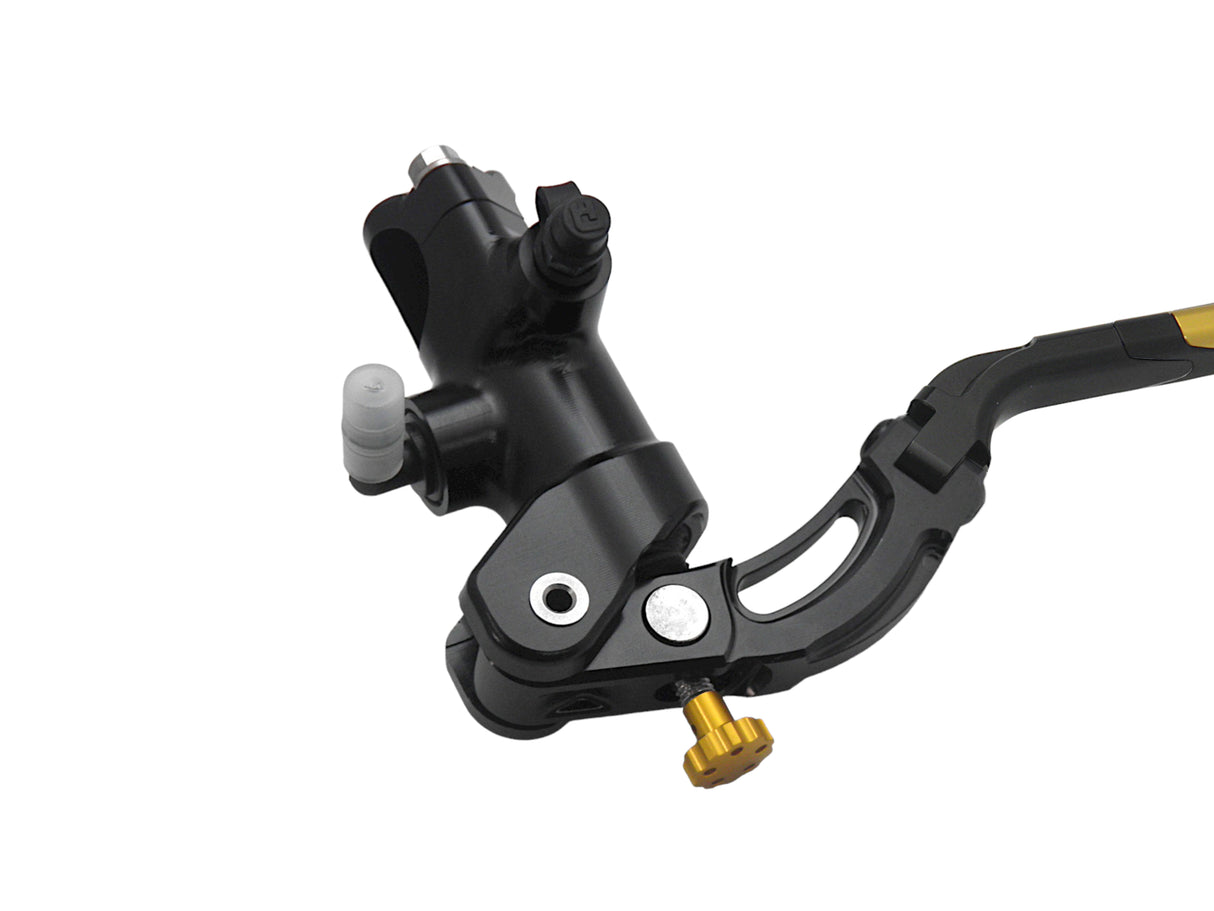 Pompa Frizione Radiale Accossato 16x16 Con Corpo Pompa Anodizzato Nero E Leva Revolution Colorata (Pomello+Inserto)