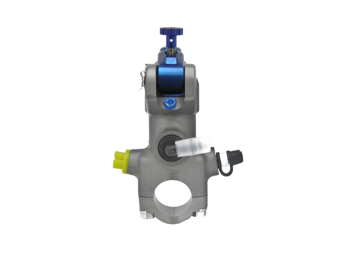 Pompa Freno Radiale Accossato 14x20 Con Corpo Pompa Anodizzato Naturale E Leva Fissa Colorata (Pomello+Leva)