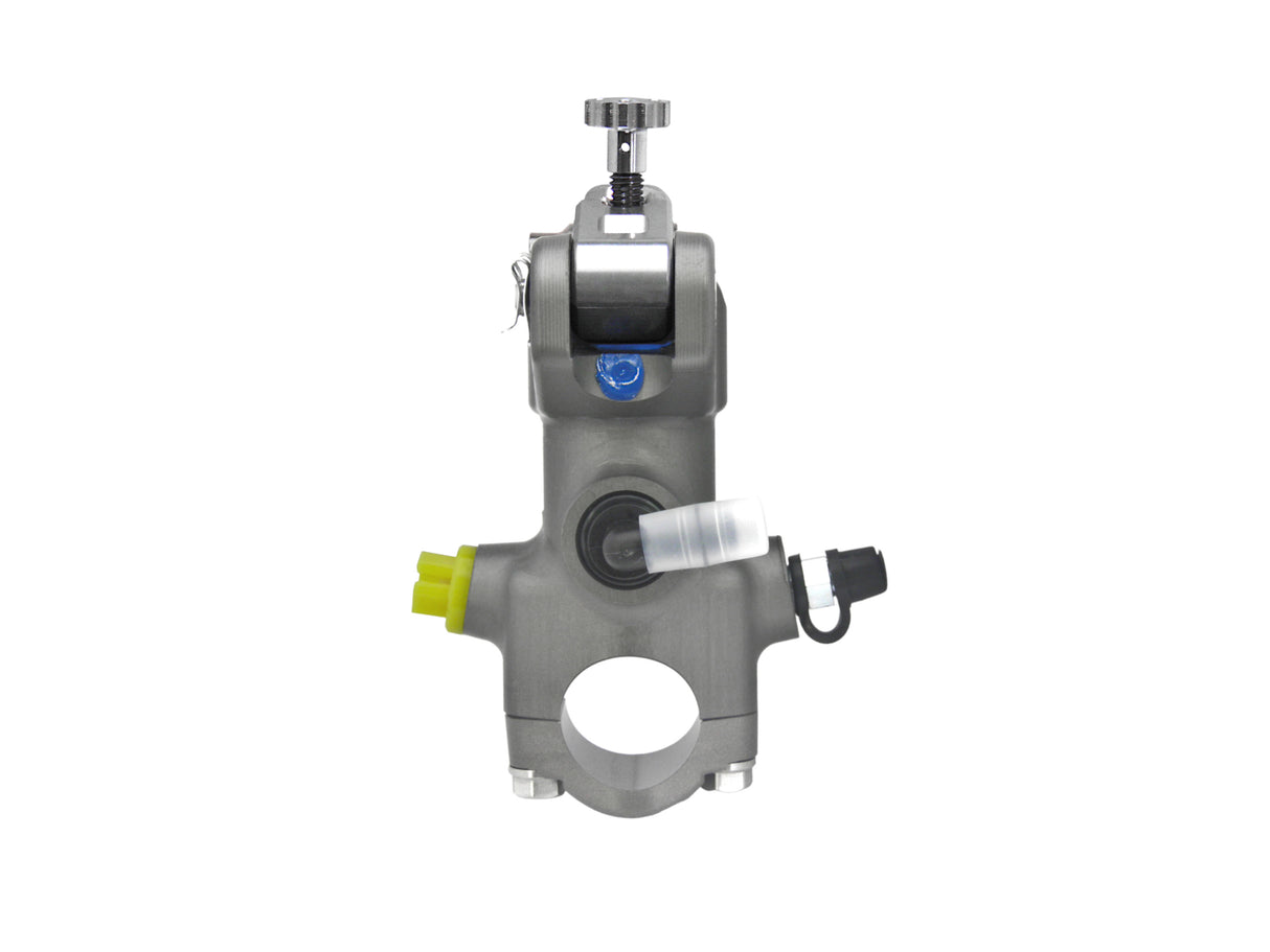 Pompa Freno Radiale Accossato 14x20 Con Corpo Pompa Anodizzato Naturale E Leva Fissa Colorata (Pomello+Leva)