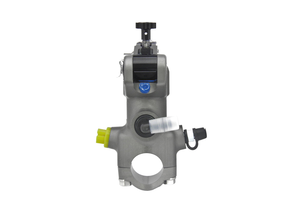 Pompa Freno Radiale Accossato 15x20 Con Corpo Pompa Anodizzato Naturale E Leva Fissa Colorata (Pomello+Leva)