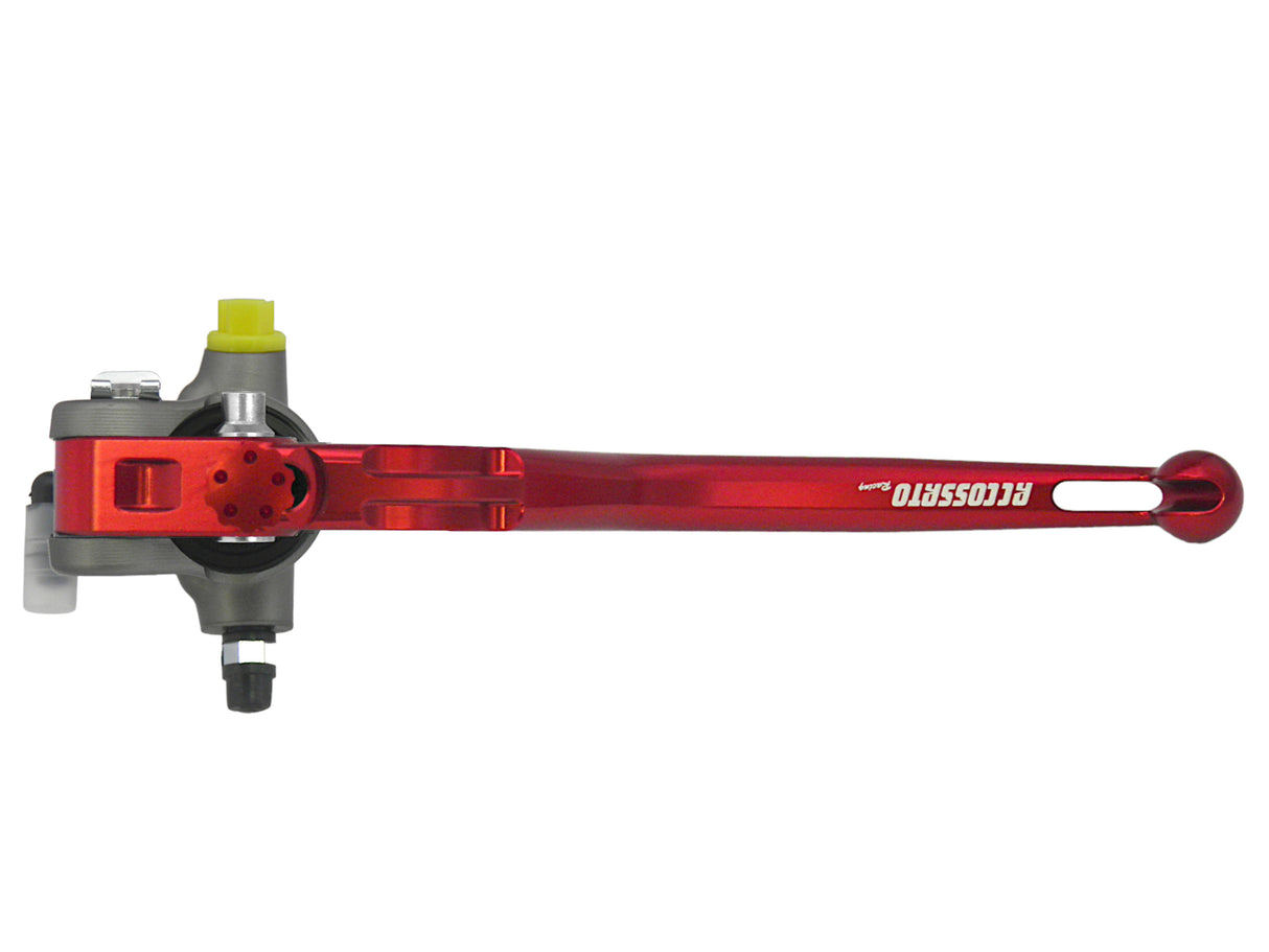 Pompa Freno Radiale Accossato 15x20 Con Corpo Pompa Anodizzato Naturale E Leva Fissa Colorata (Pomello+Leva)