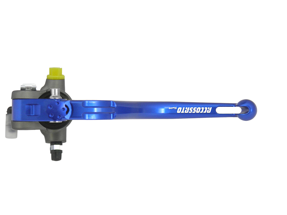 Pompa Freno Radiale Accossato 17x19 Con Corpo Pompa Anodizzato Naturale E Leva Fissa Colorata (Pomello+Leva)