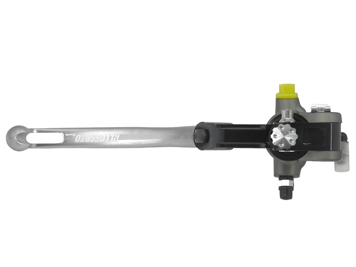 Pompa Frizione Radiale Accossato PRS 15x15-16-17 Con Corpo Pompa Anodizzato Nero E Leva Snodata Colorata (Pomello+Leva)