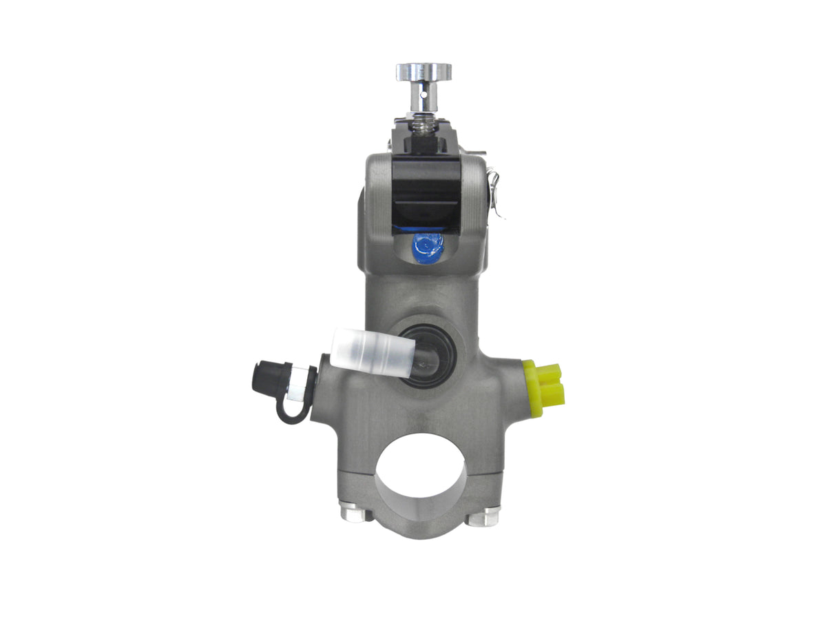 Pompa Frizione Radiale Accossato PRS 17x15-16-17 Con Corpo Pompa Anodizzato Nero E Leva Snodata Colorata (Pomello+Leva)