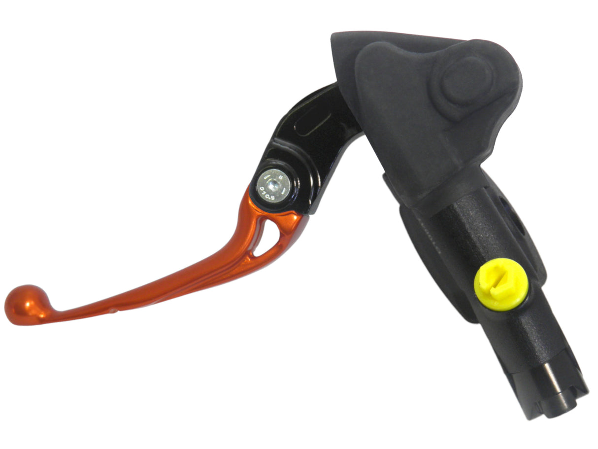 Pompa Freno Radiale Accossato Con Vaschetta Integrata e Leva Snodata, pistone 10.5 mm, per Moto Offroad, Scooter e Pitbike