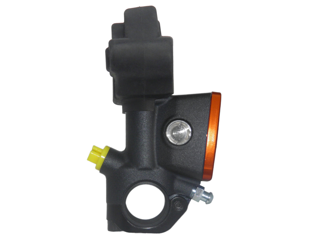 Pompa Freno Radiale Accossato Con Vaschetta Integrata e Leva Snodata, pistone 10.5 mm, per Moto Offroad, Scooter e Pitbike