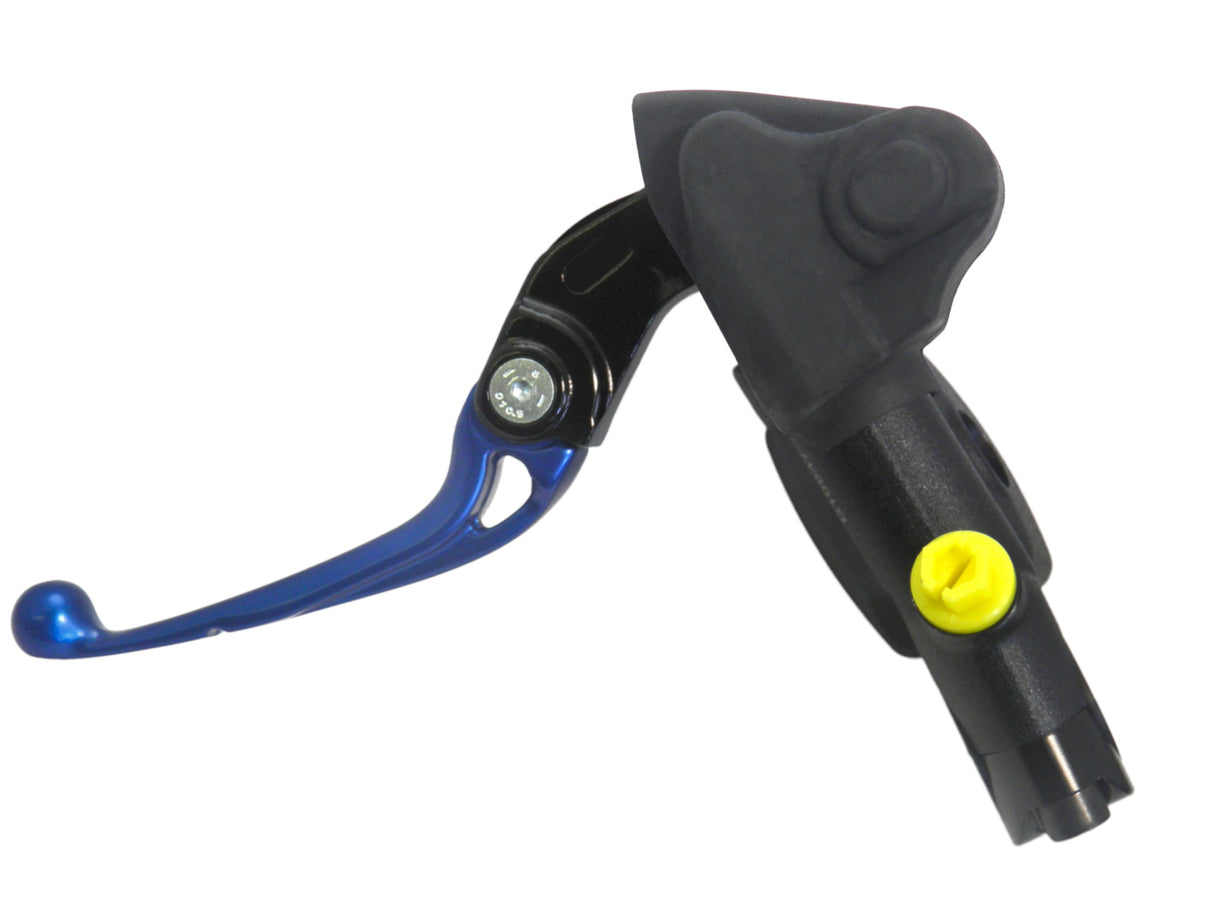 Pompa Freno Radiale Accossato Con Vaschetta Integrata e Leva Snodata, pistone 10.5 mm, per Moto Offroad, Scooter e Pitbike