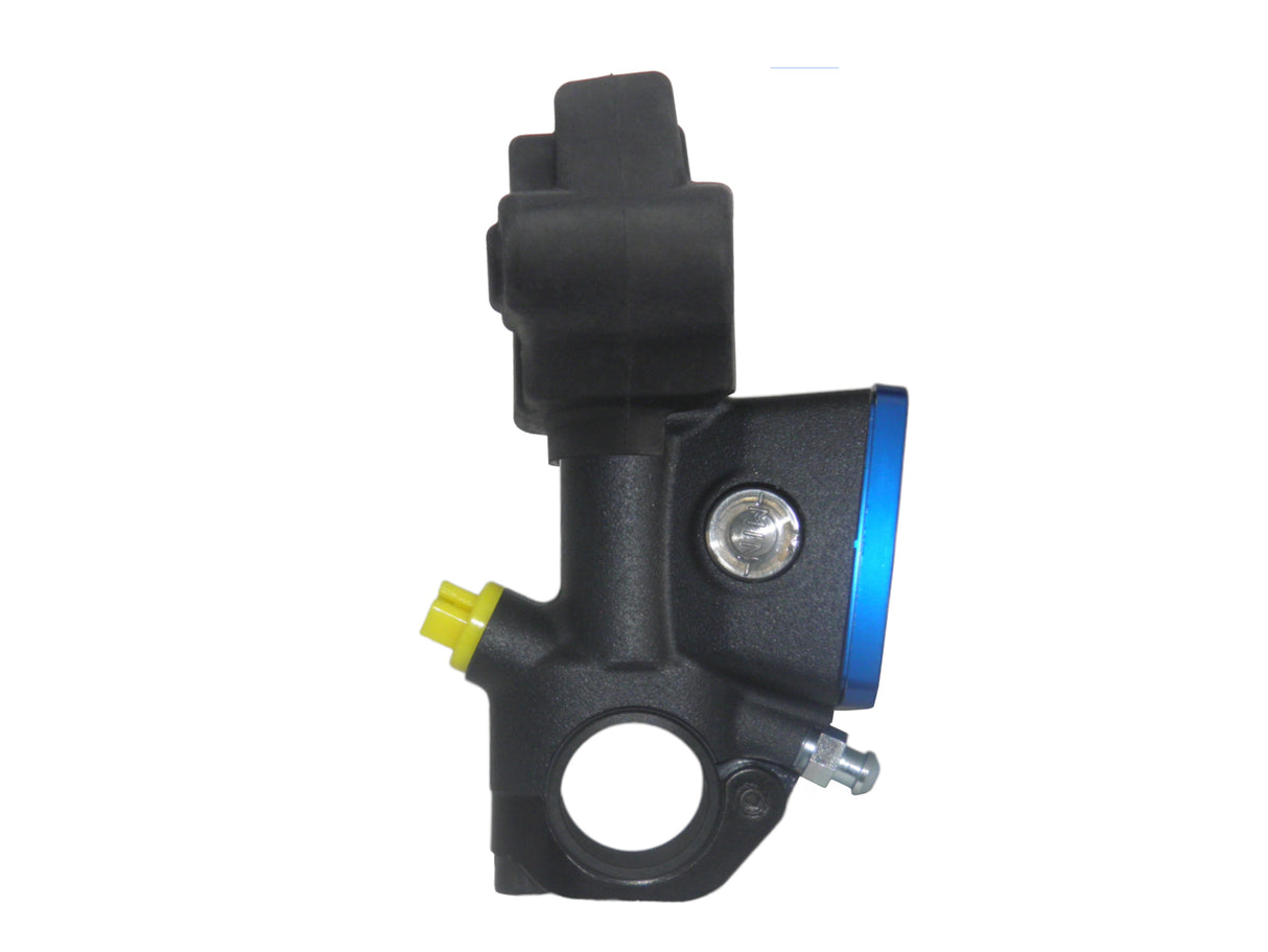 Pompa Freno Radiale Accossato Con Vaschetta Integrata e Leva Snodata, pistone 10.5 mm, per Moto Offroad, Scooter e Pitbike