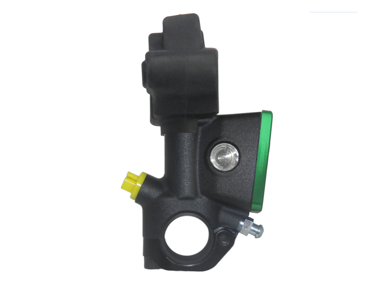 Pompa Freno Radiale Accossato Con Vaschetta Integrata e Leva Snodata, pistone 10.5 mm, per Moto Offroad, Scooter e Pitbike