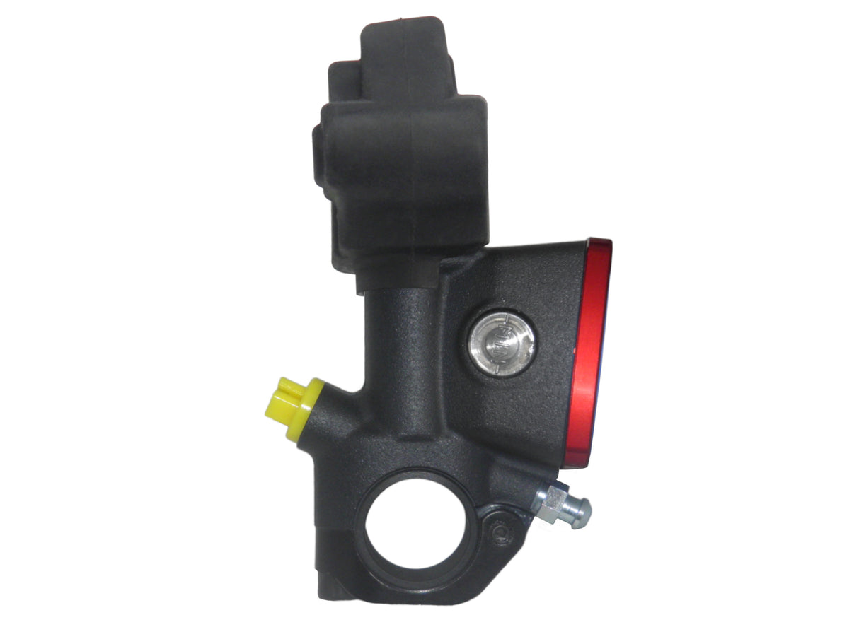 Pompa Freno Radiale Accossato Con Vaschetta Integrata e Leva Snodata, pistone 10.5 mm, per Moto Offroad, Scooter e Pitbike