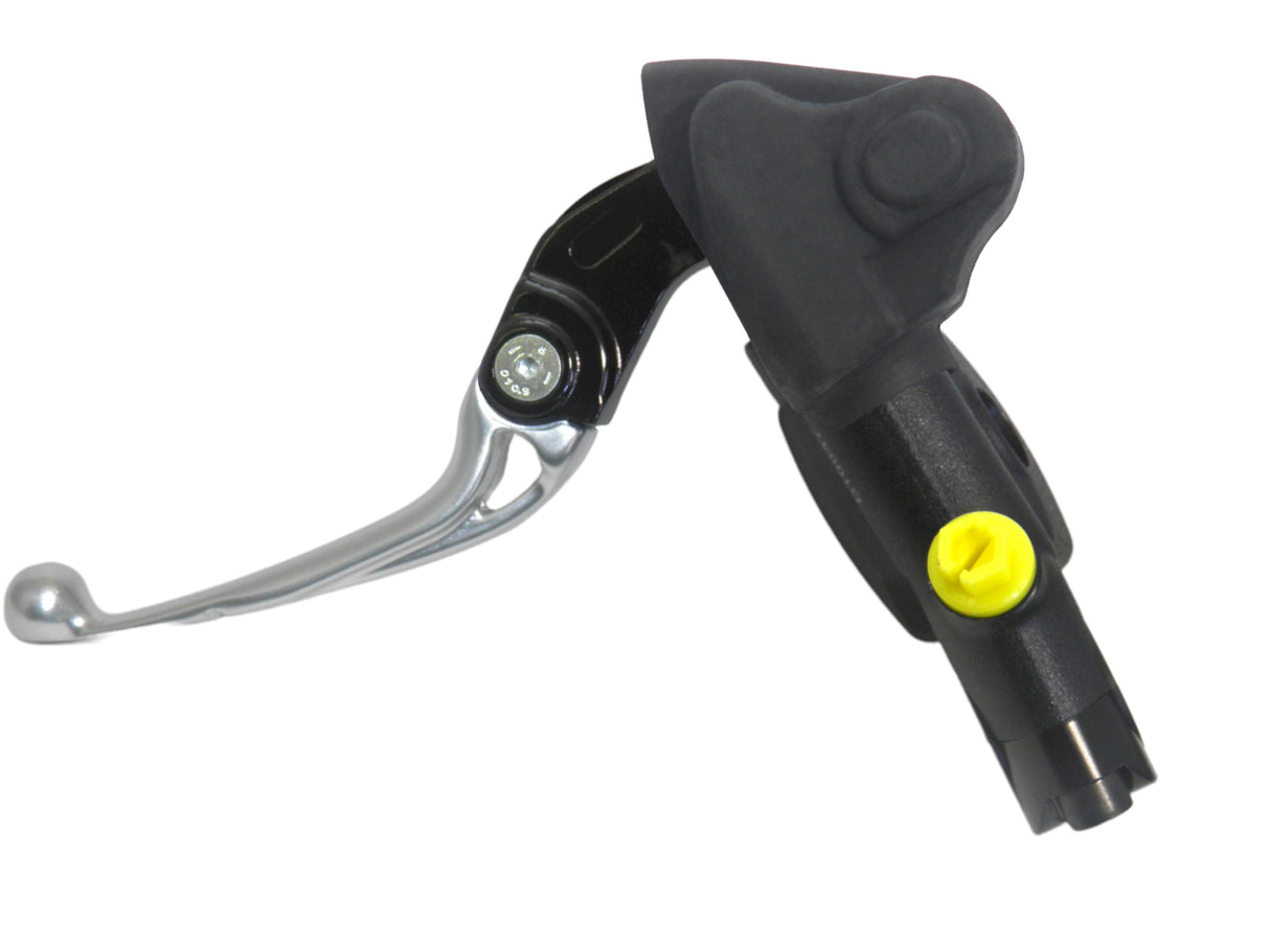 Pompa Freno Radiale Accossato Con Vaschetta Integrata e Leva Snodata, pistone 10.5 mm, per Moto Offroad, Scooter e Pitbike