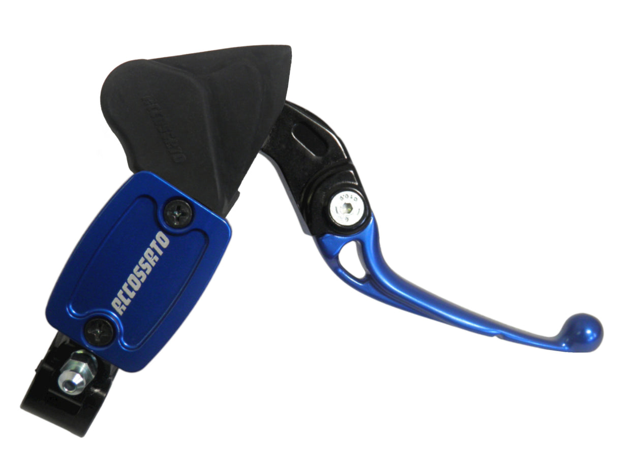 Nuova Pompa Freno Radiale Accossato Con Vaschetta Integrata e Leva Snodata, pistone 10.5 mm, per Moto Offroad, Scooter e Pitbike