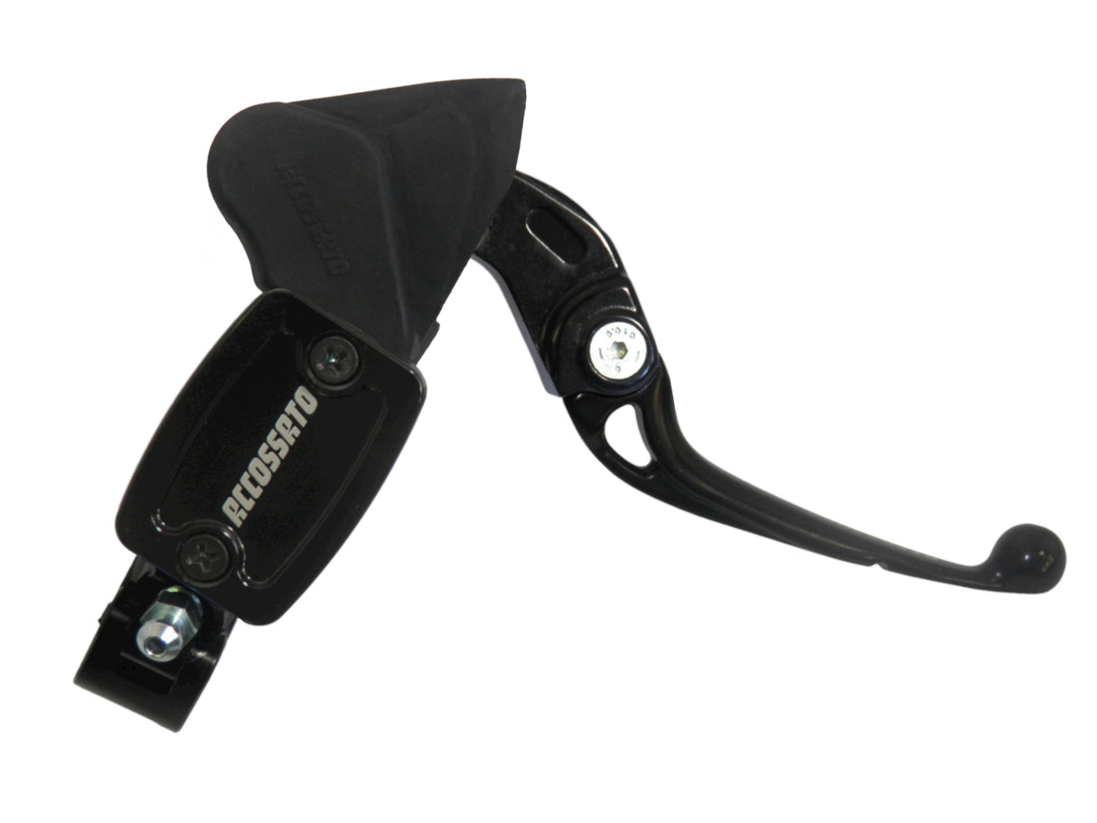 Nuova Pompa Freno Radiale Accossato Con Vaschetta Integrata e Leva Snodata, pistone 10.5 mm, per Moto Offroad, Scooter e Pitbike