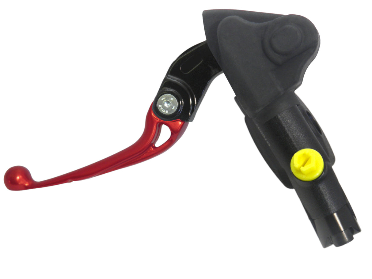 Nuova Pompa Freno Radiale Accossato Con Vaschetta Integrata e Leva Snodata, pistone 10.5 mm, per Moto Offroad, Scooter e Pitbike