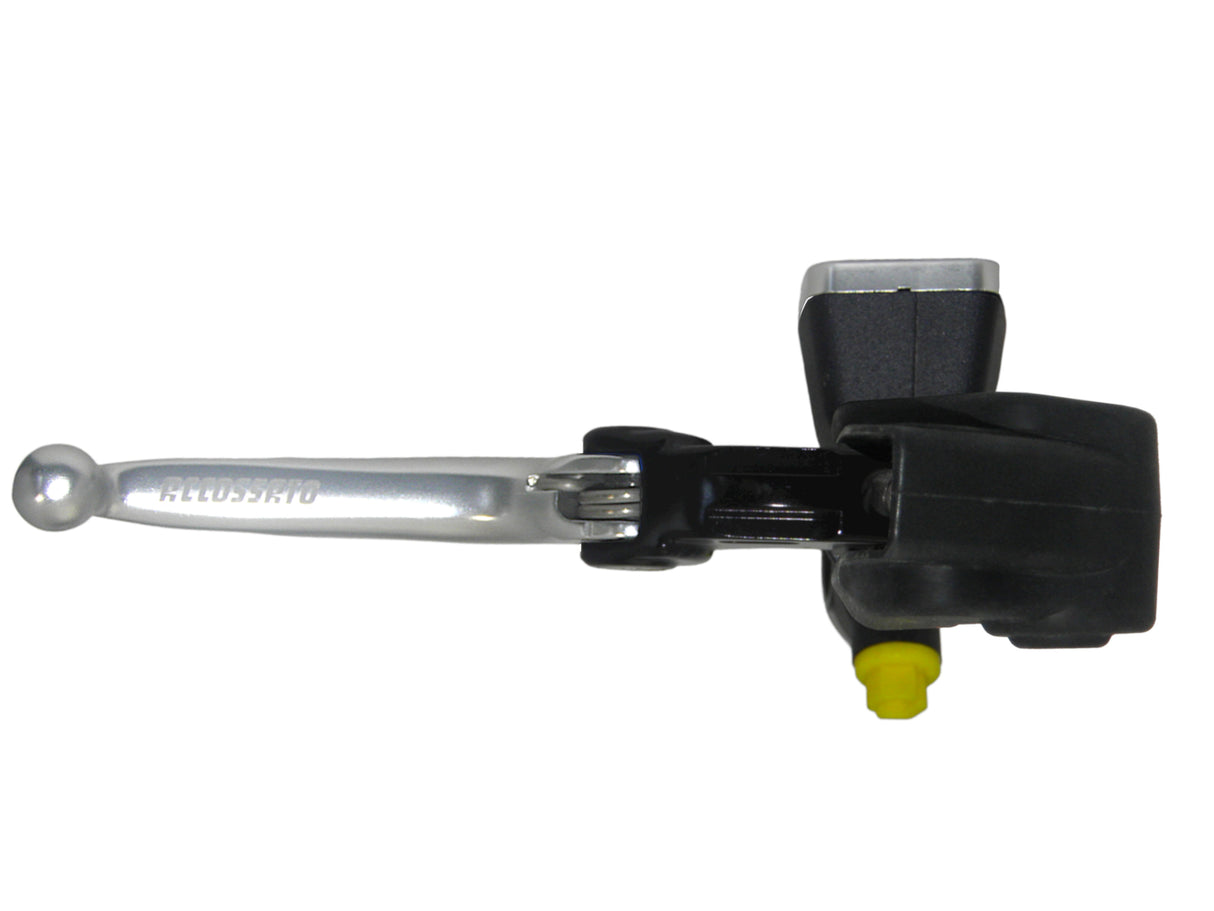 Nuova Pompa Freno Radiale Accossato Con Vaschetta Integrata e Leva Snodata, pistone 10.5 mm, per Moto Offroad, Scooter e Pitbike