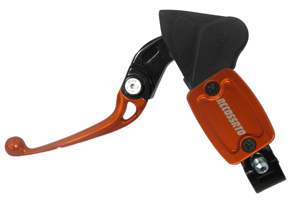 Nuova Pompa Frizione Radiale Accossato Con Vaschetta Integrata e Leva Snodata, pistone 10.5 mm, per Moto Offroad, Scooter e Pitbike