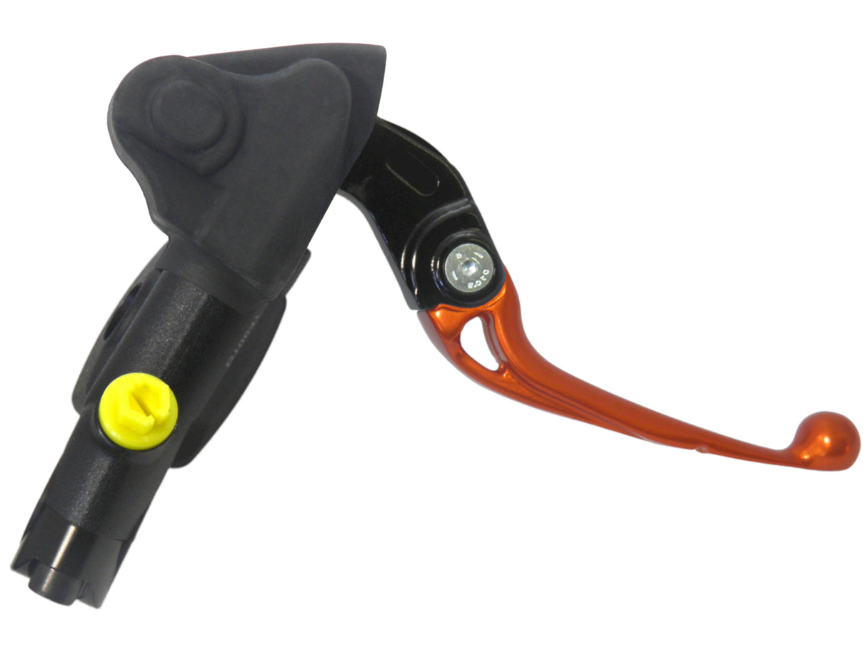 Nuova Pompa Frizione Radiale Accossato Con Vaschetta Integrata e Leva Snodata, pistone 10.5 mm, per Moto Offroad, Scooter e Pitbike