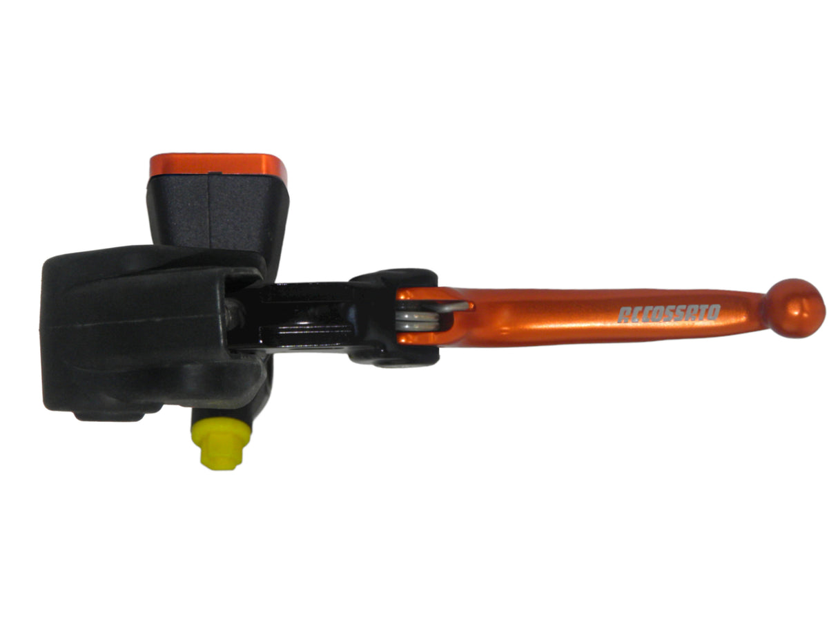 Nuova Pompa Frizione Radiale Accossato Con Vaschetta Integrata e Leva Snodata, pistone 10.5 mm, per Moto Offroad, Scooter e Pitbike