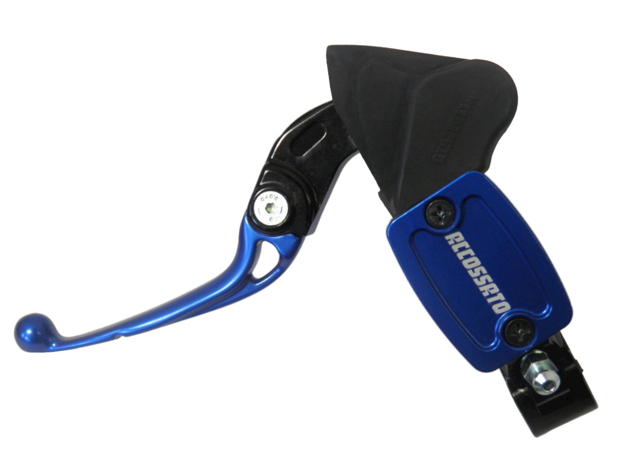 Nuova Pompa Frizione Radiale Accossato Con Vaschetta Integrata e Leva Snodata, pistone 10.5 mm, per Moto Offroad, Scooter e Pitbike