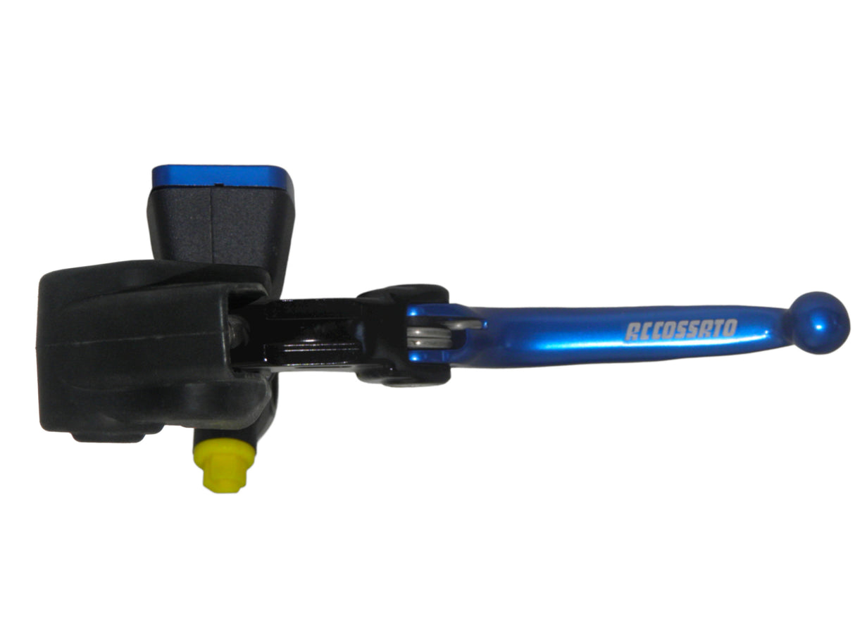 Nuova Pompa Frizione Radiale Accossato Con Vaschetta Integrata e Leva Snodata, pistone 10.5 mm, per Moto Offroad, Scooter e Pitbike