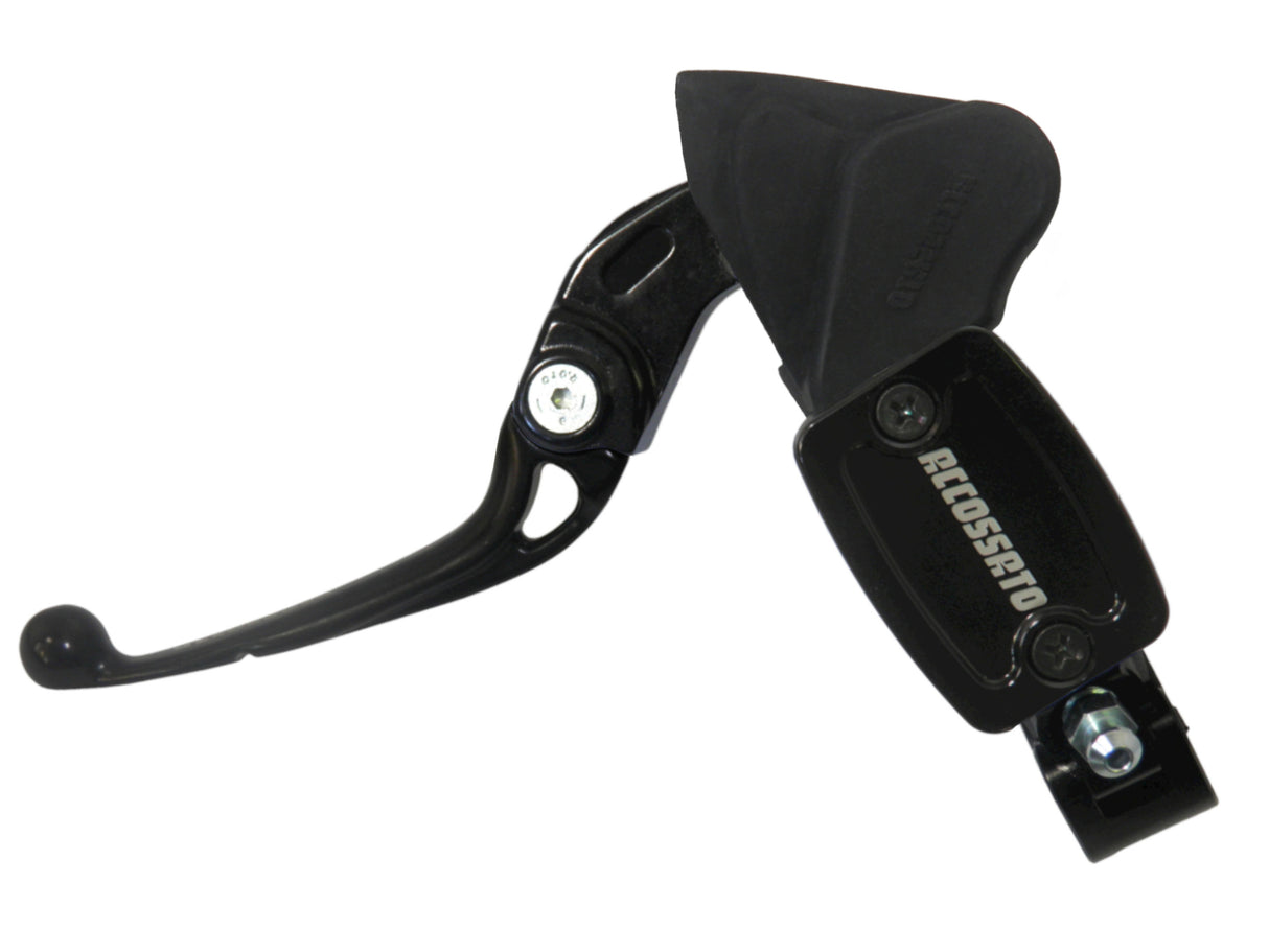 Nuova Pompa Frizione Radiale Accossato Con Vaschetta Integrata e Leva Snodata, pistone 10.5 mm, per Moto Offroad, Scooter e Pitbike