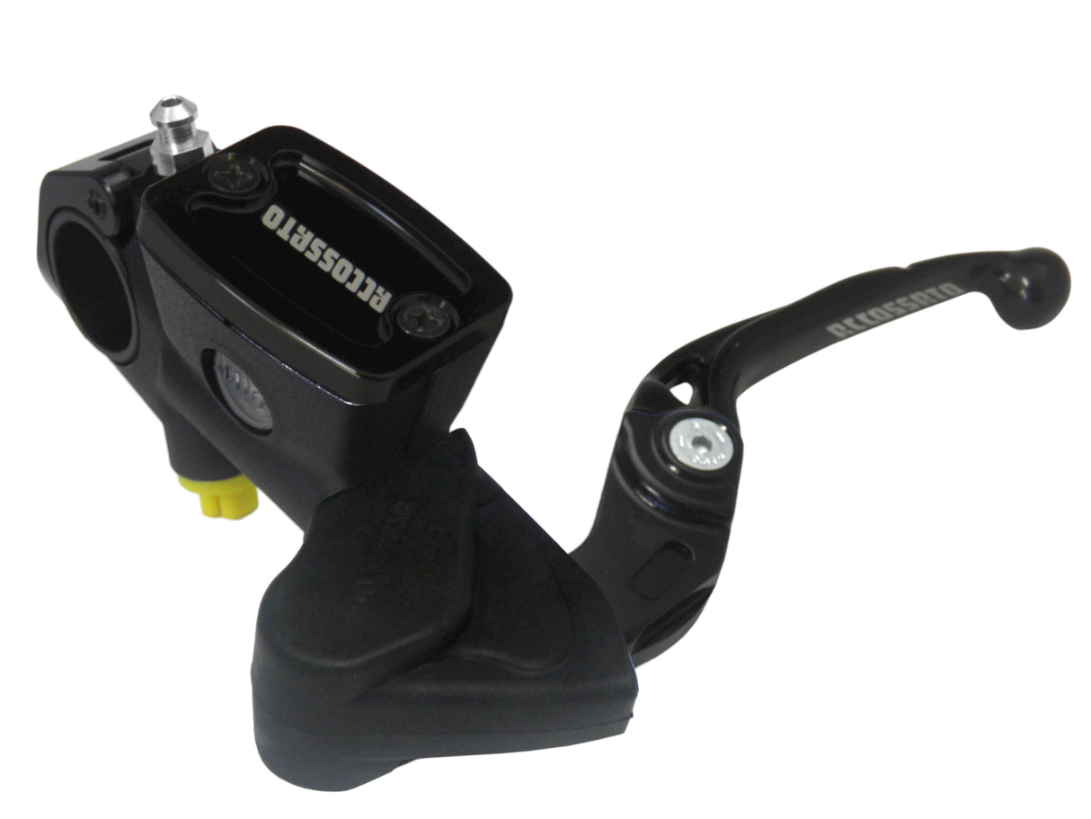 Nuova Pompa Frizione Radiale Accossato Con Vaschetta Integrata e Leva Snodata, pistone 10.5 mm, per Moto Offroad, Scooter e Pitbike