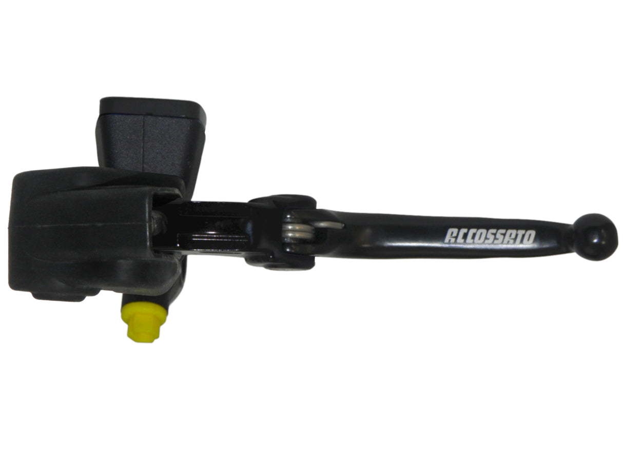 Nuova Pompa Frizione Radiale Accossato Con Vaschetta Integrata e Leva Snodata, pistone 10.5 mm, per Moto Offroad, Scooter e Pitbike