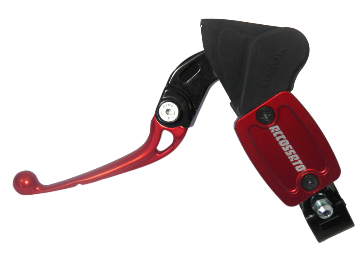 Nuova Pompa Frizione Radiale Accossato Con Vaschetta Integrata e Leva Snodata, pistone 10.5 mm, per Moto Offroad, Scooter e Pitbike