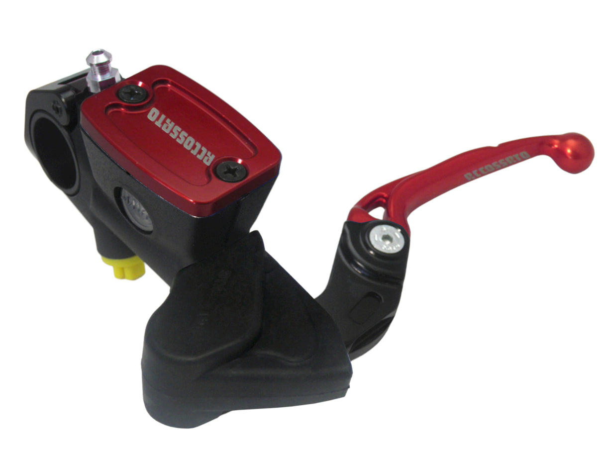 Nuova Pompa Frizione Radiale Accossato Con Vaschetta Integrata e Leva Snodata, pistone 10.5 mm, per Moto Offroad, Scooter e Pitbike