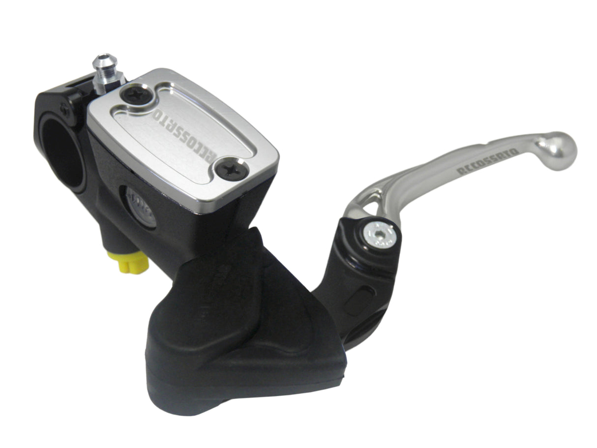 Nuova Pompa Frizione Radiale Accossato Con Vaschetta Integrata e Leva Snodata, pistone 10.5 mm, per Moto Offroad, Scooter e Pitbike