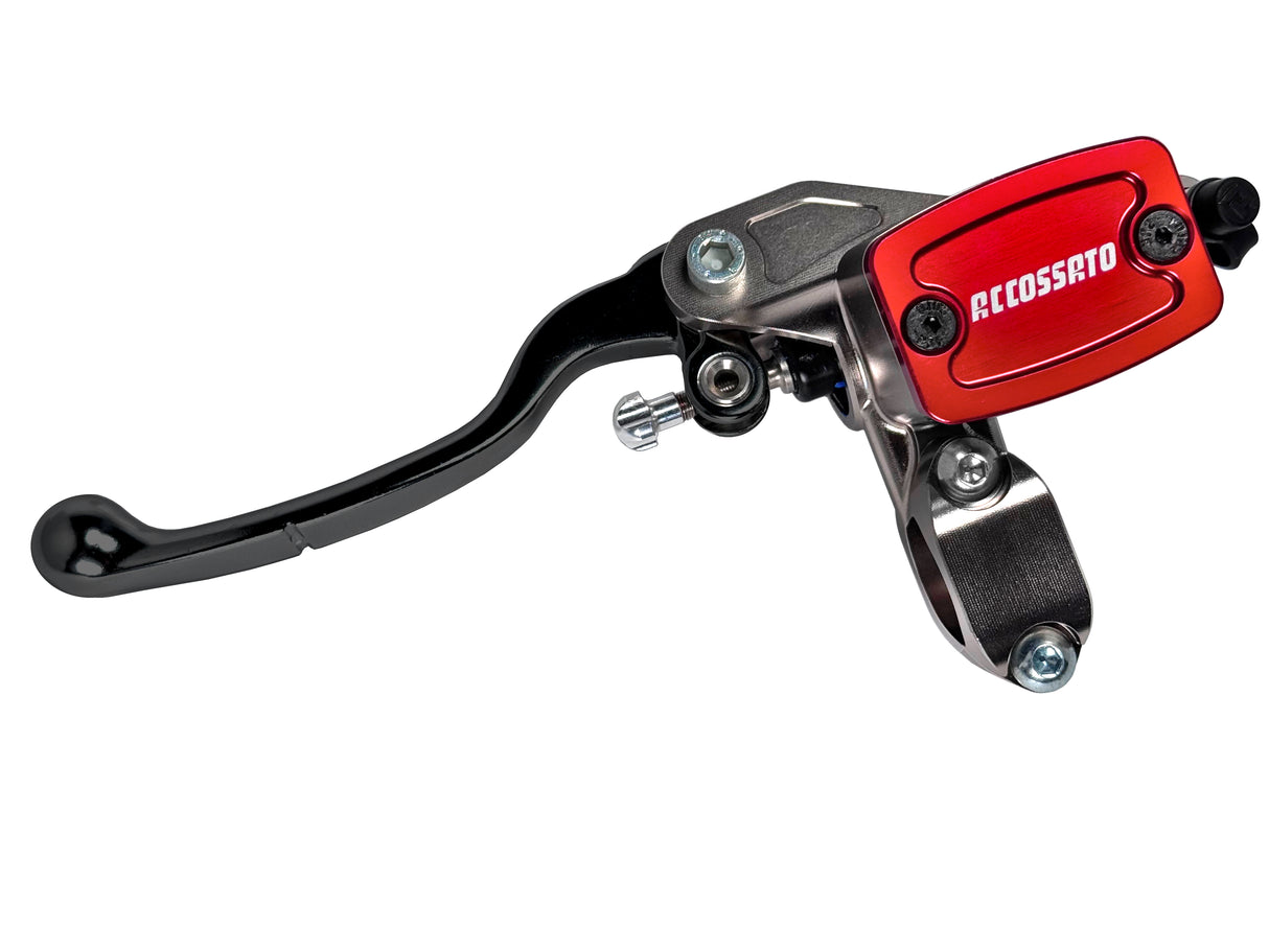 Pompa Frizione Assiale Accossato Con Vaschetta Integrata, pistone 10.5 mm, per Moto Offroad, Scooter e Pitbike