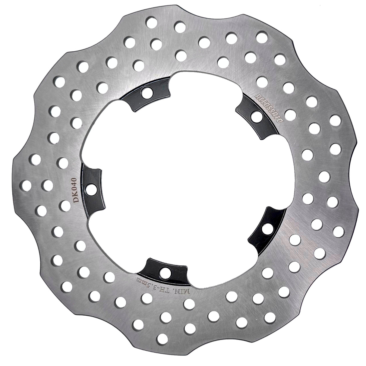 Disco Freno Fisso Accossato Ricavato in Acciaio per Moto VESPA ET/GT/PX/SPRINT, PIAGGIO FLY/GTX/ZIP