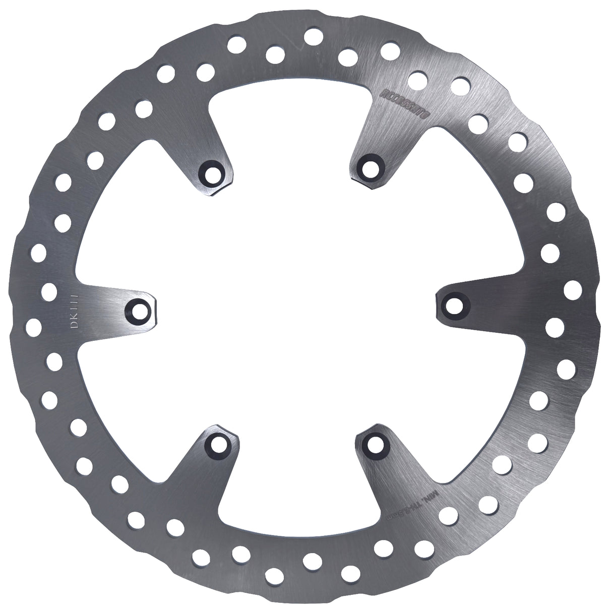 Disco Freno Fisso Accossato Anteriore Ricavato in Acciaio per Moto Suzuki, Yamaha