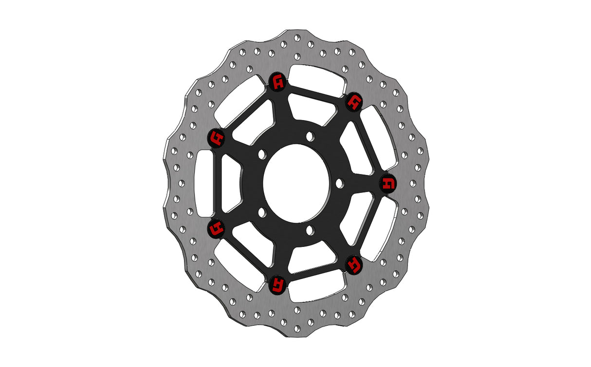 Disco Freno Flottante Anteriore Accossato Linea Elite Per Moto