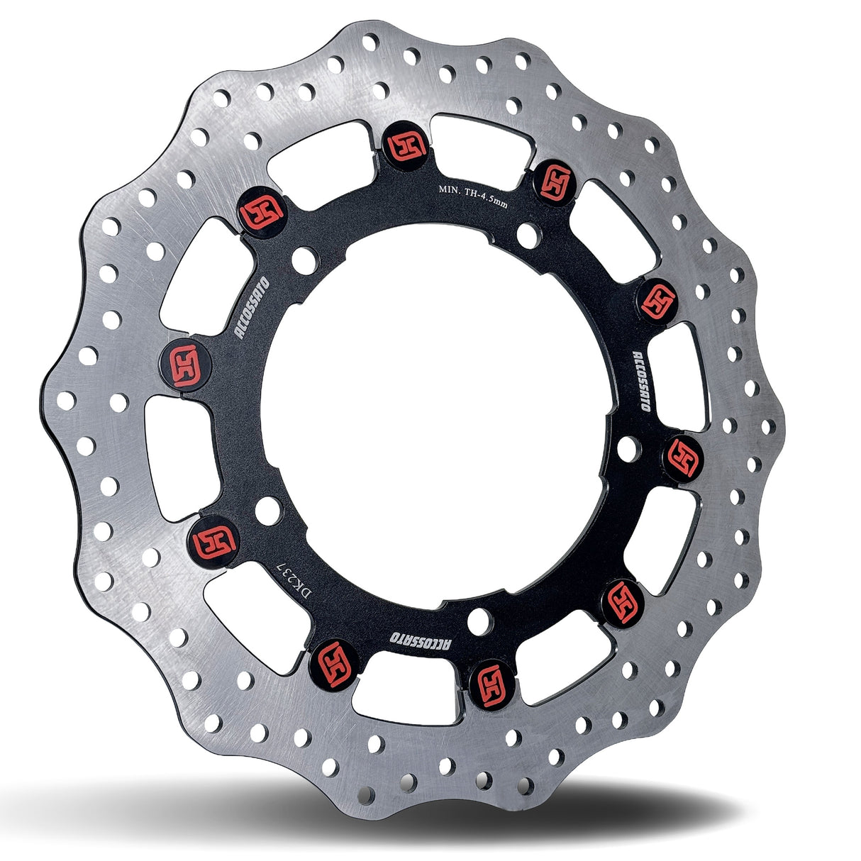Disco Freno Flottante Anteriore Accossato Linea Elite Per Moto