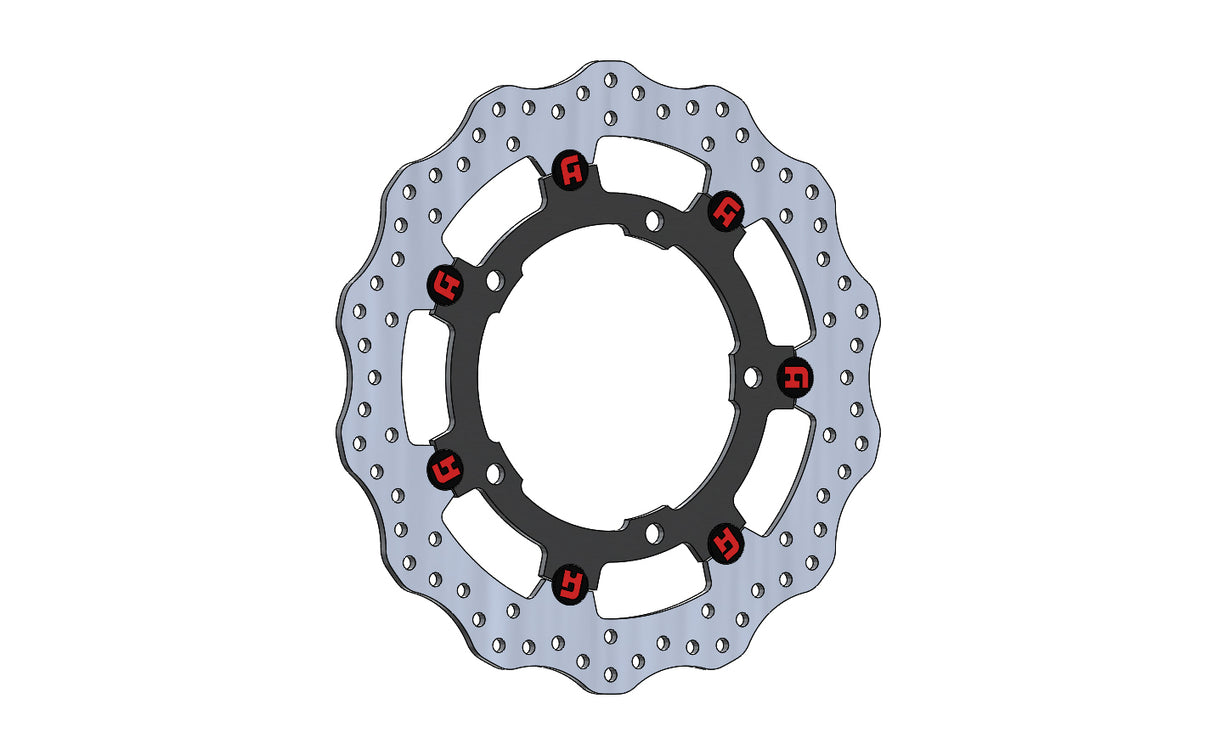 Disco Freno Flottante Anteriore Accossato Linea Elite Per Moto