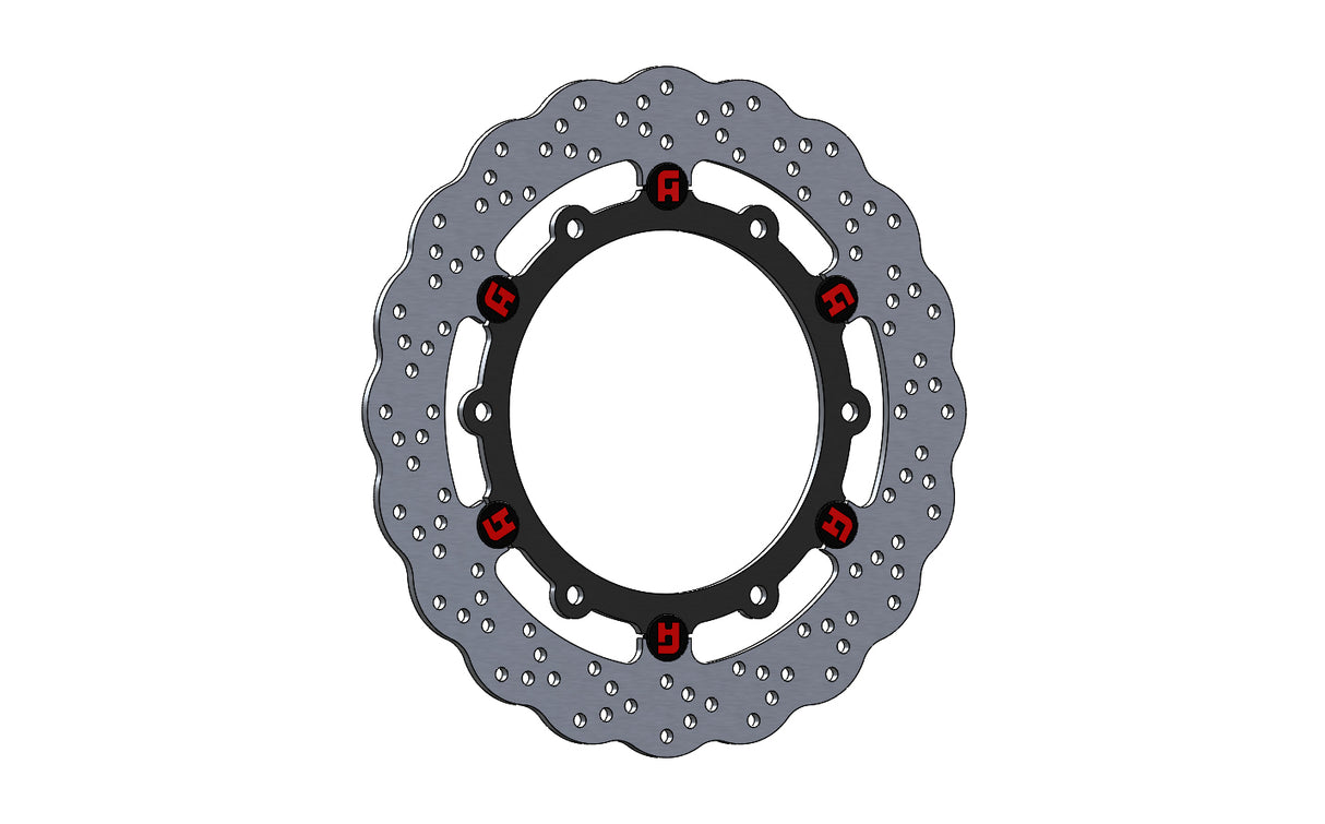 Disco Freno Flottante Anteriore Accossato Linea Elite Per Moto