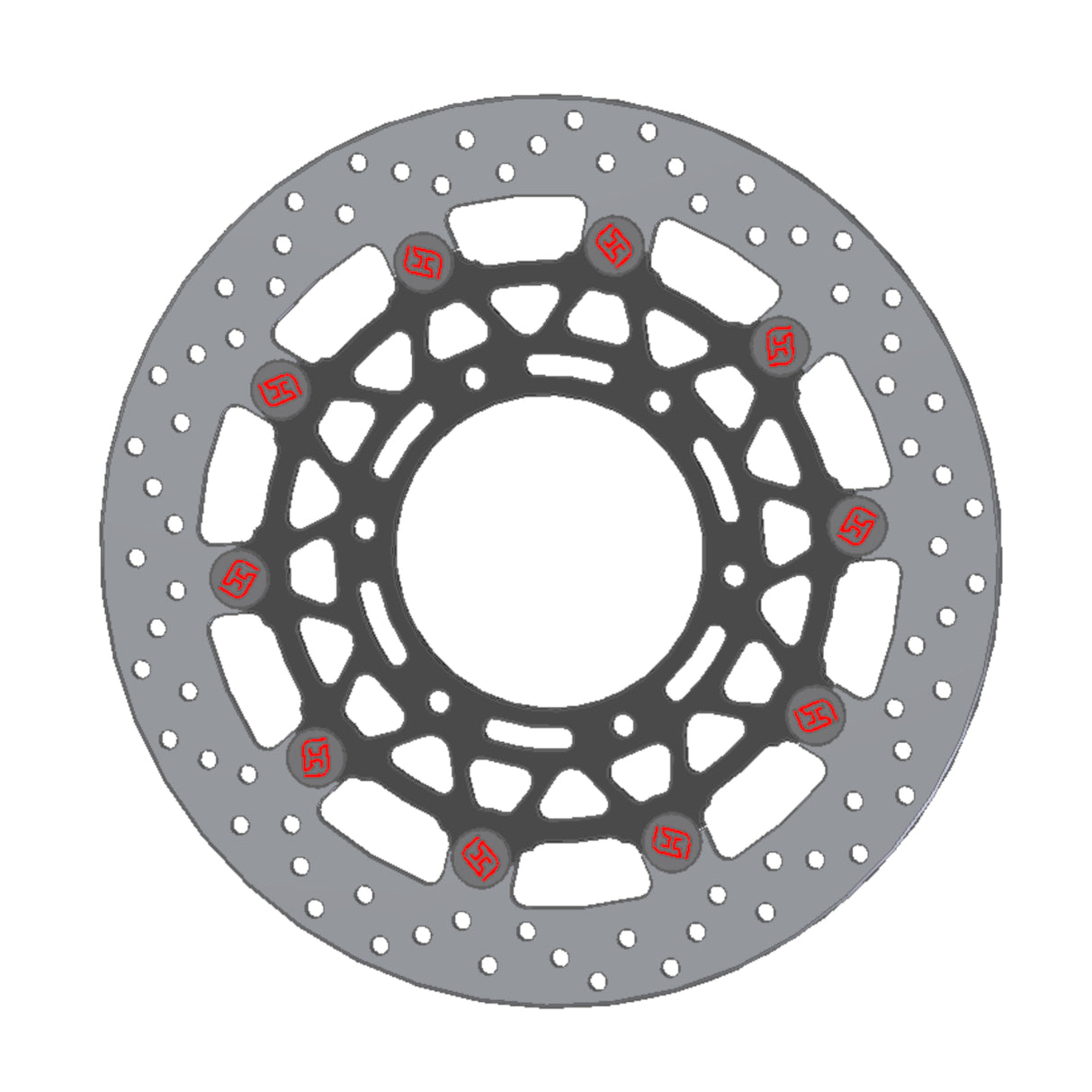 Disco Freno Flottante Anteriore Accossato Linea Elite Per Moto