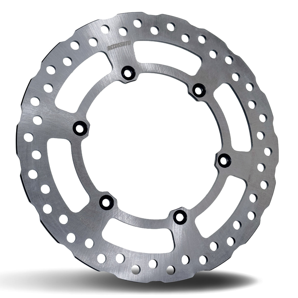 Disco Freno Fisso Accossato Posteriore Ricavato in Acciaio per Moto Suzuki DR-Z, RM