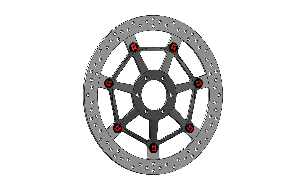 Disco Freno Flottante Anteriore Accossato Linea Elite Per Moto