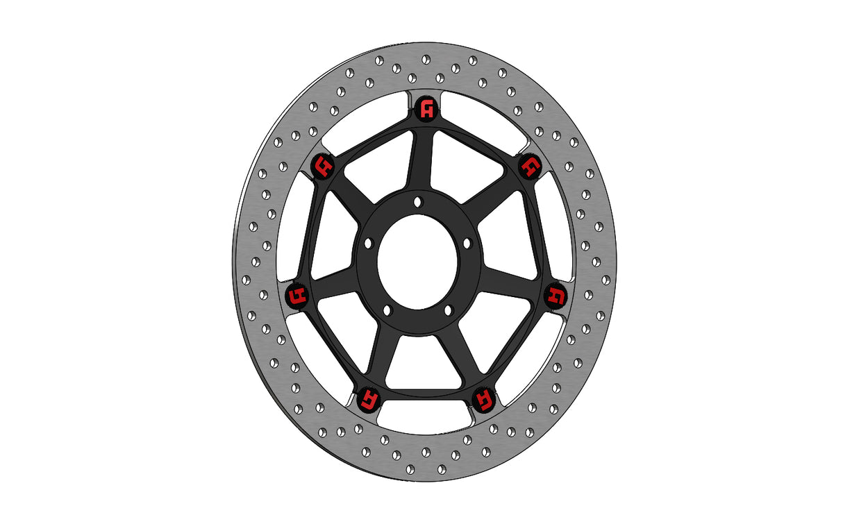 Disco Freno Flottante Anteriore Accossato Linea Elite Per Moto