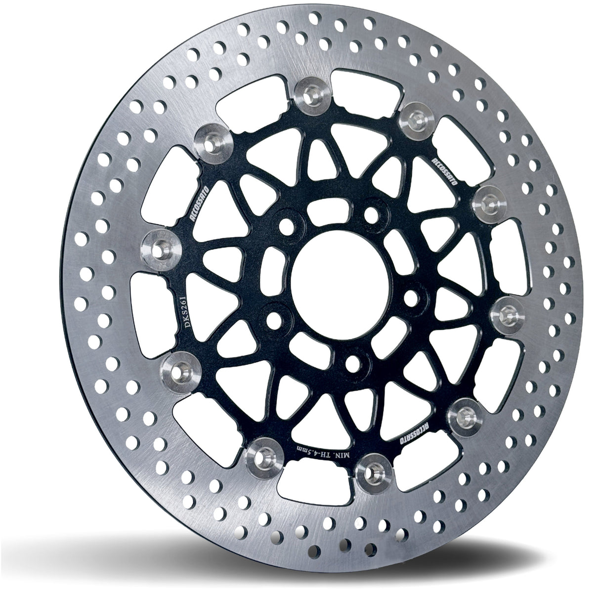 Disco Freno Flottante Accossato Anteriore/Posteriore Diametro Originale per Harley Davidson Softail e Touring