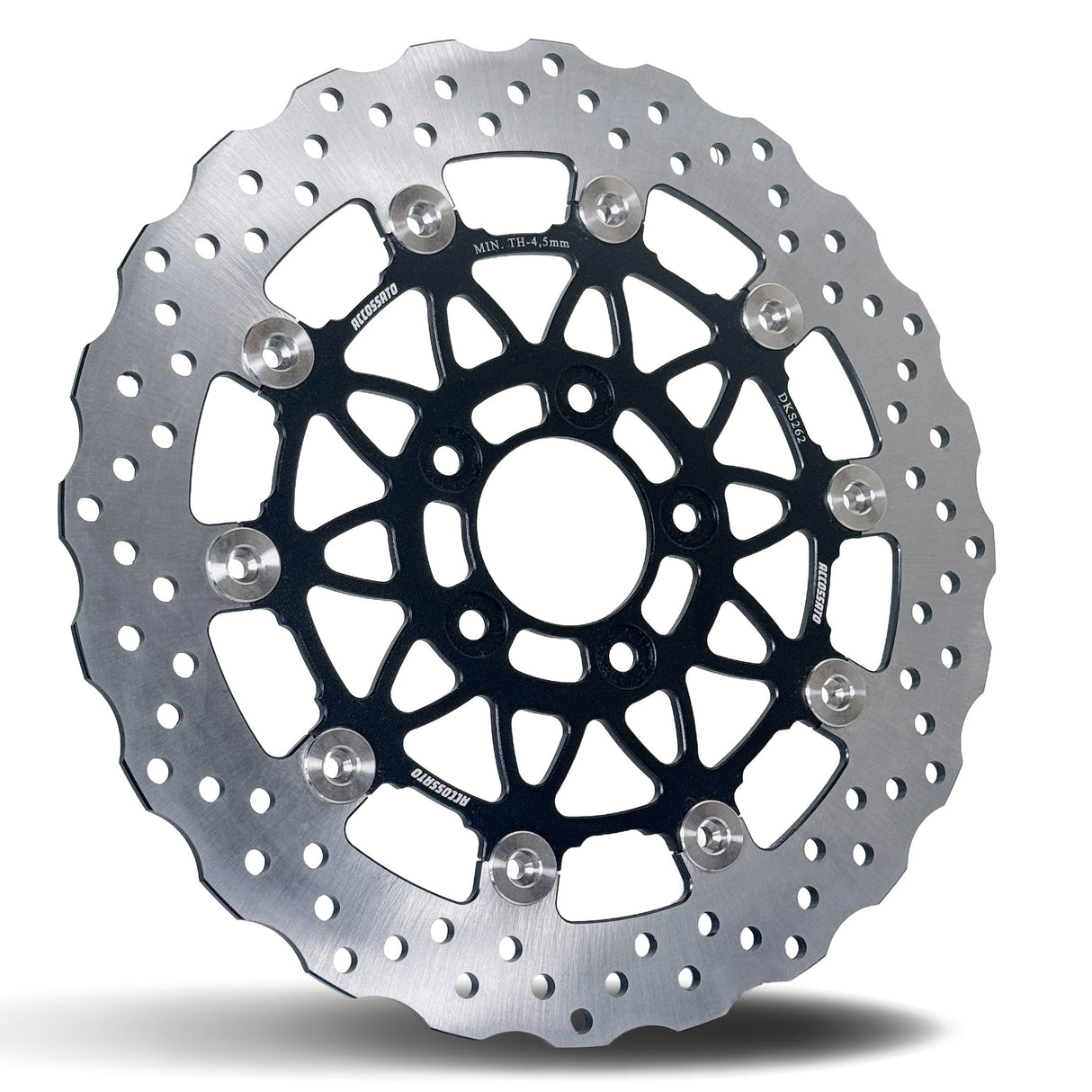 Disco Freno Flottante Accossato Anteriore/Posteriore Diametro Originale per Harley Davidson Softail e Touring