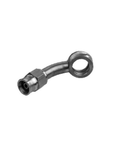 Occhiello piegato 25 gradi, diametro 10, per Tubi Freno e Frizione Easy Modular Accossato Per Moto