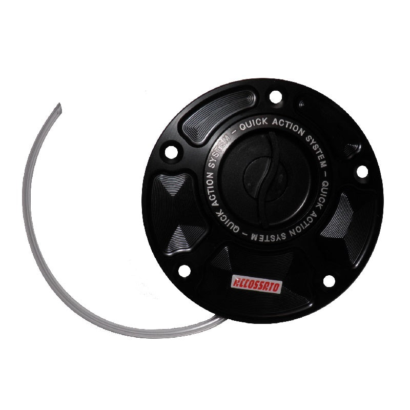 Tappo Per Serbatoio Carburante con Chiusura Rapida Accossato, ricavato in alluminio CNC