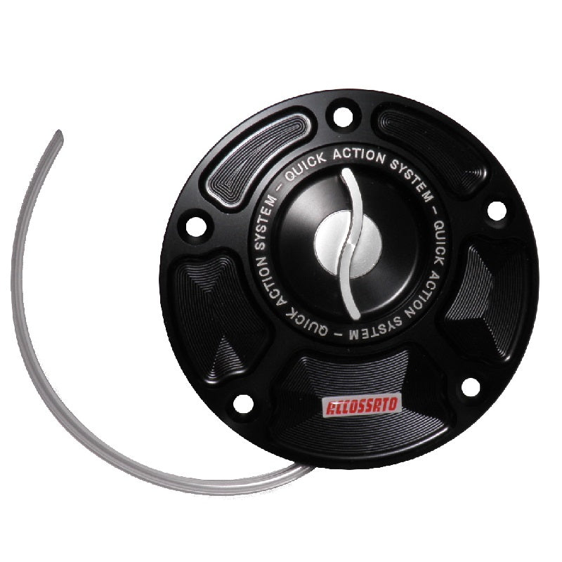 Tappo Per Serbatoio Carburante con Chiusura Rapida Accossato, ricavato in alluminio CNC