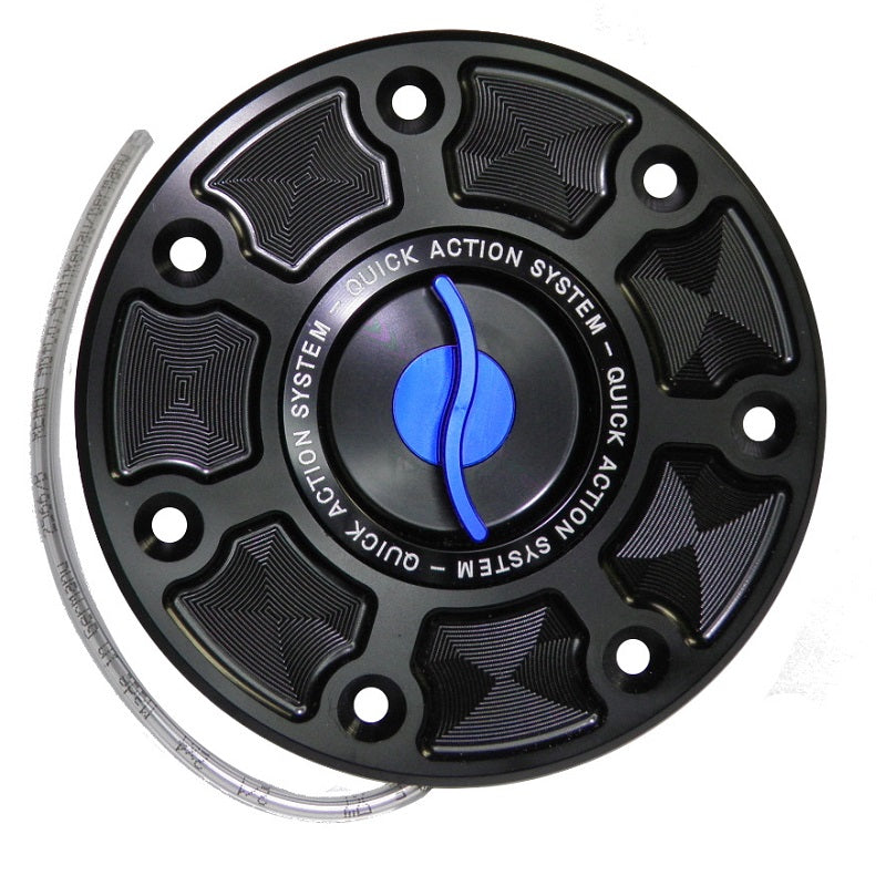 Tappo Per Serbatoio Carburante con Chiusura Rapida Accossato, ricavato in alluminio CNC